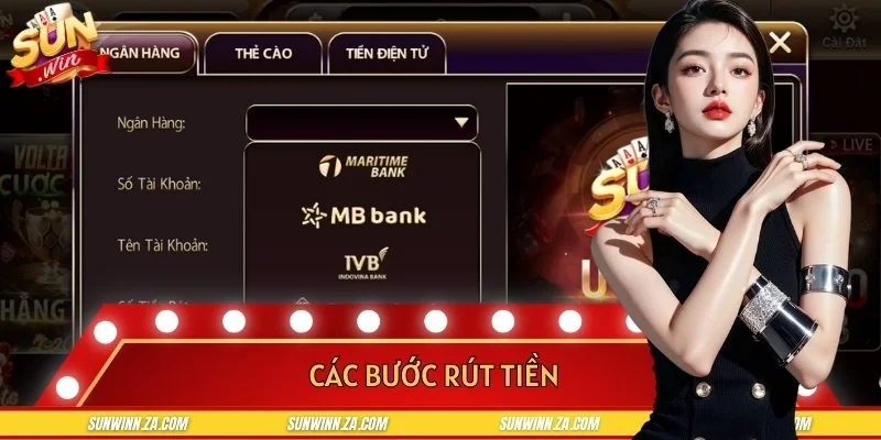 Các bước rút tiền thắng cược thần tốc từ cổng game